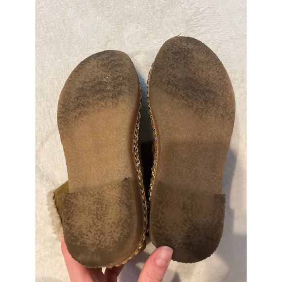 STEVE MADDEN Women's Tayson Ankle Boots Size 5M Chestnut Suede Faux Fur - Picture 6 of 8